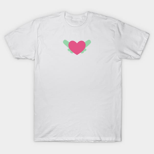 Heart T-Shirt by deathbypickles